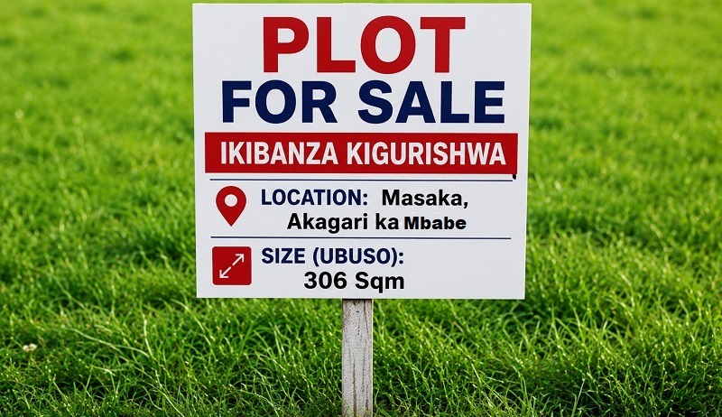 IKIBANZA KIGURISHWA I MASAKA, MBABE – KICUKIRO | 306 Sqm | RESIDENTIAL | 10,000,000 Frw