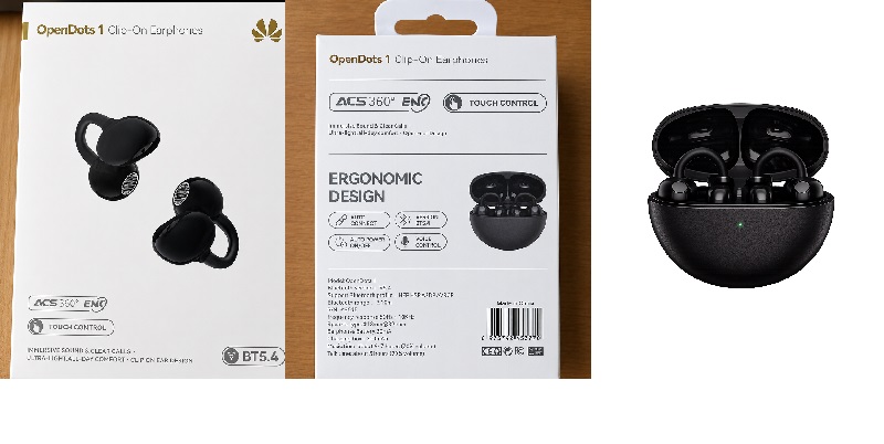 OpenDots 1 Wireless Clip-On Earphones – Bluetooth 5.4 | Igiciro: 12,500 Frw