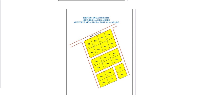 New Plots for Sale in Kigali, Location: Kigali – Kicukiro – Masaka – Mbabe